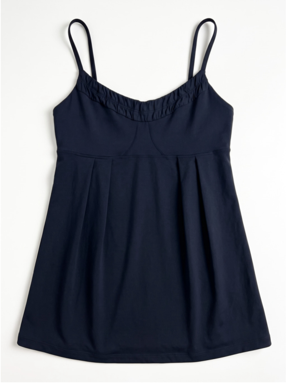 LULULEMON Y2K Babydoll Camisole Black Tank Top Activewear Yoga Training, Sz 8